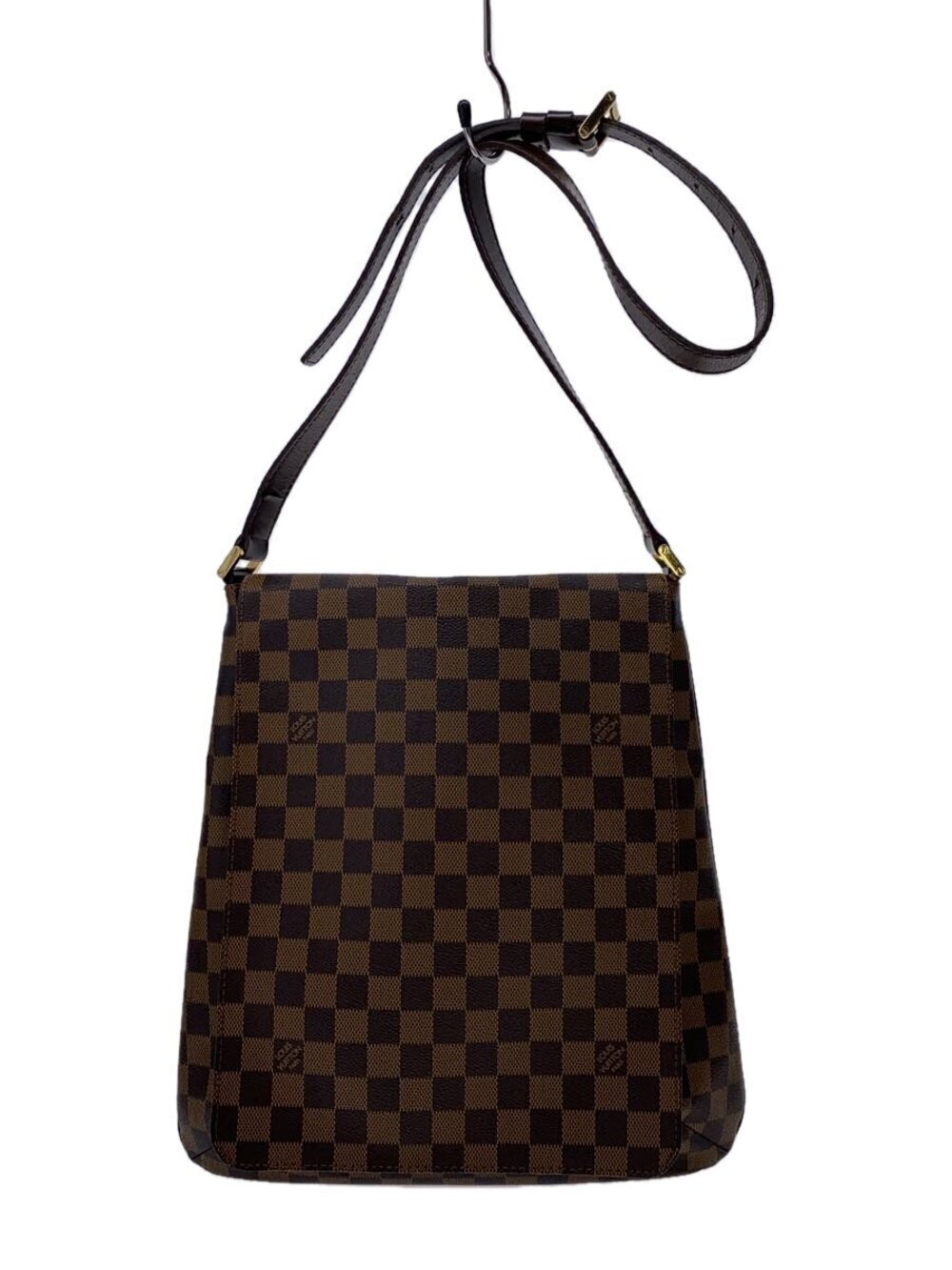 LOUIS VUITTON Musette Damier Ebene Brown